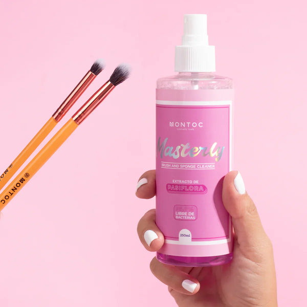 Limpiador y Desinfectante de Brochas de Maquillaje – Montoc | 250ml