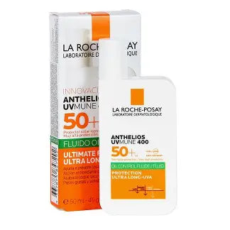 La Roche-Posay Anthelios UVMUNE 400 Oil Control Fluido Invisible SPF50+ – Protección UVA Ultra-Larga y Efecto Mate | 50ml 1