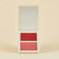 Dúo de Rubores en Crema Atenea | Paleta Compacta con Espejo | NIGHT CHERRY 1