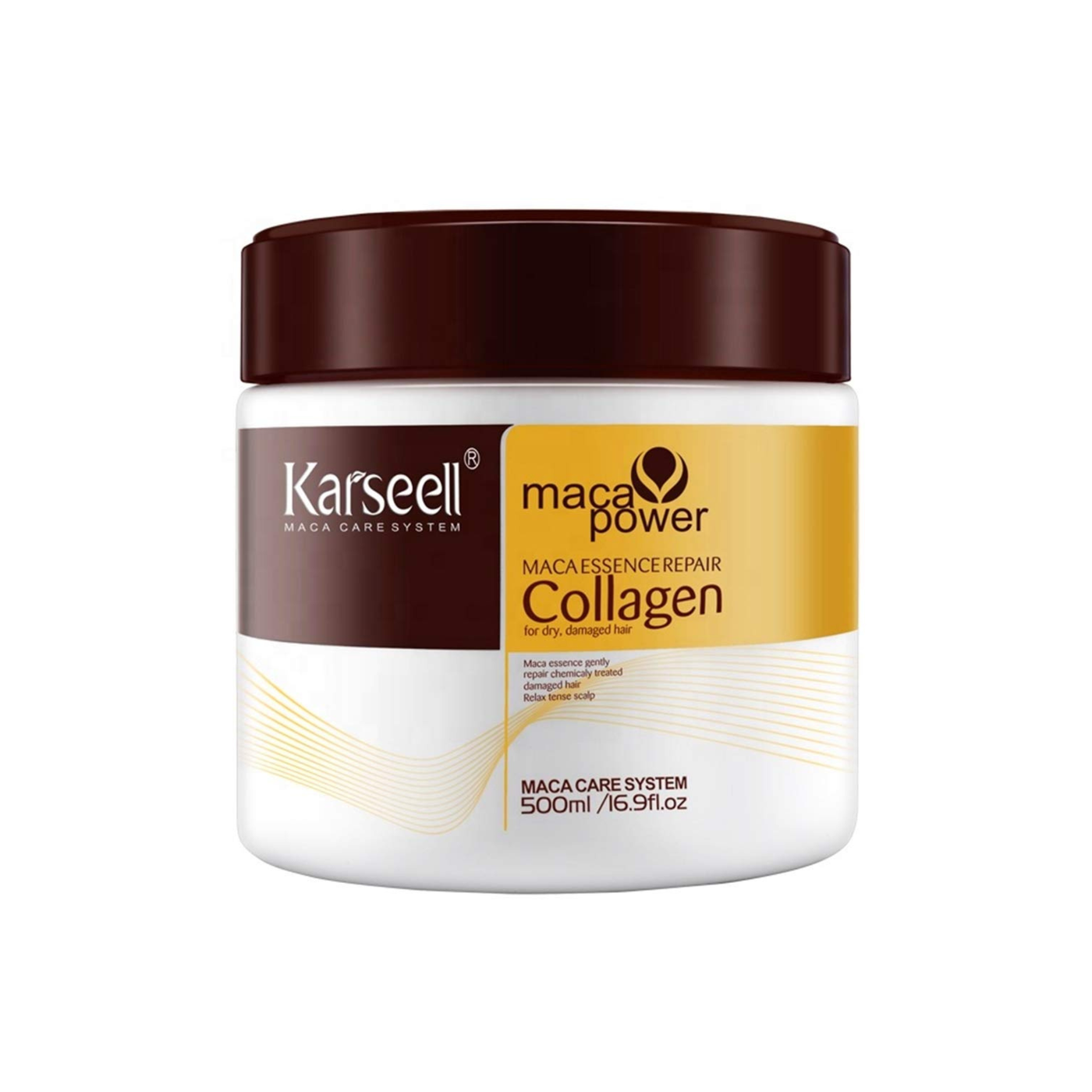 Mascarilla de Colágeno Karseell Maca Power | Reparación Profunda 500ml 1
