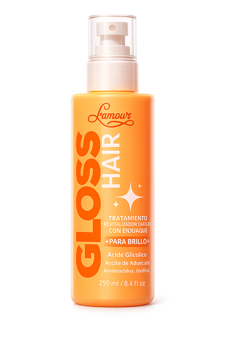 Tratamiento Lamour Gloss Hair | Revitalizador Capilar con Brillo Intenso