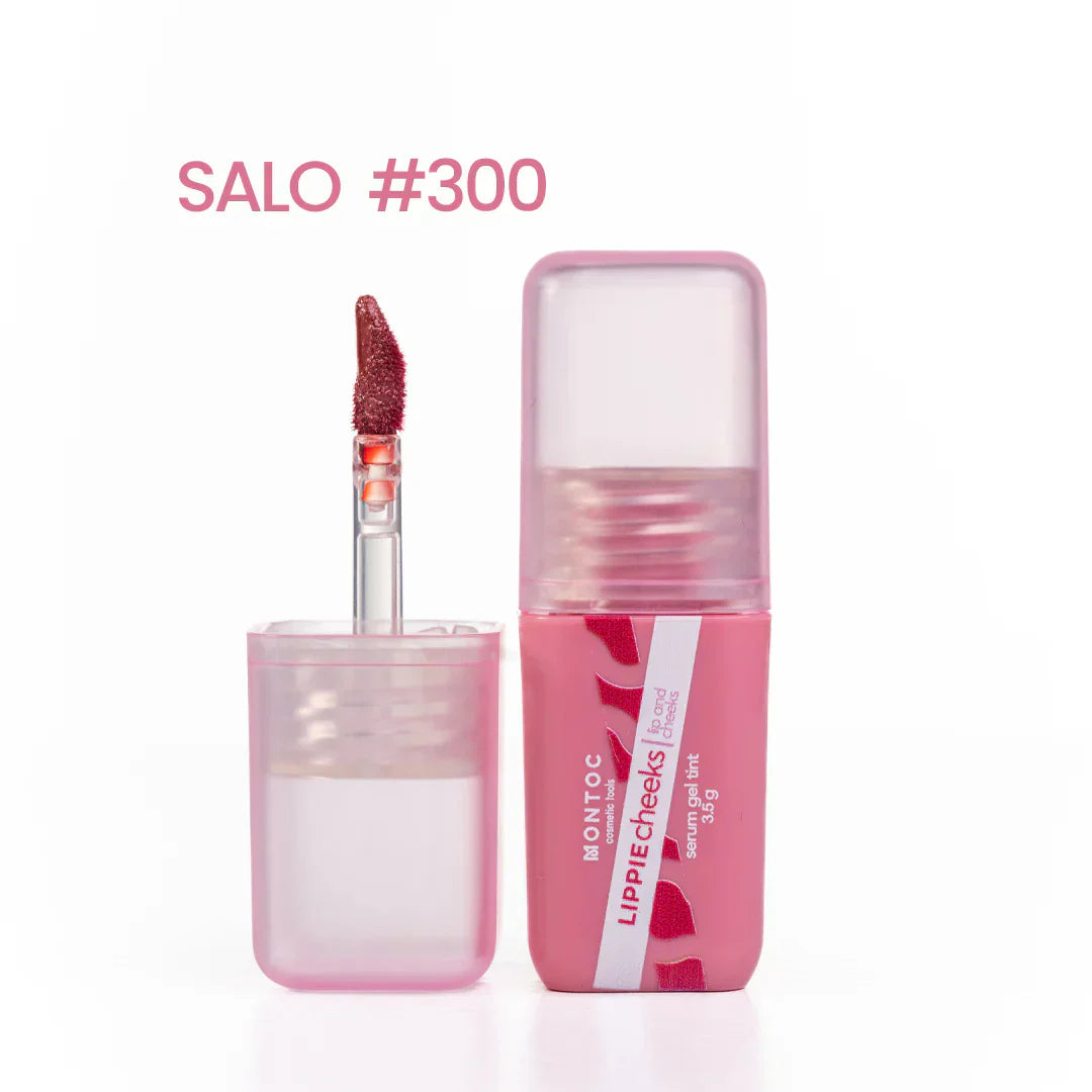 Serum Gel Tint Montoc Lippie Cheeks | Tono Salo #300 | Color Versátil para Labios y Mejillas 1