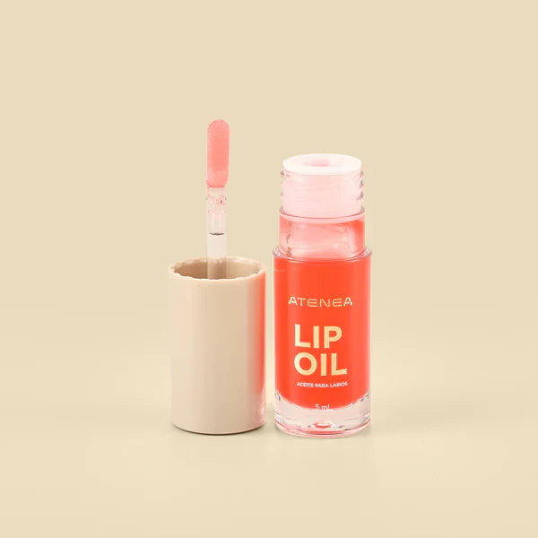 Aceite Labial Atenea Lip Oil | Tono Cherry Glaze | Hidratación y Brillo Radiante | 5 ml