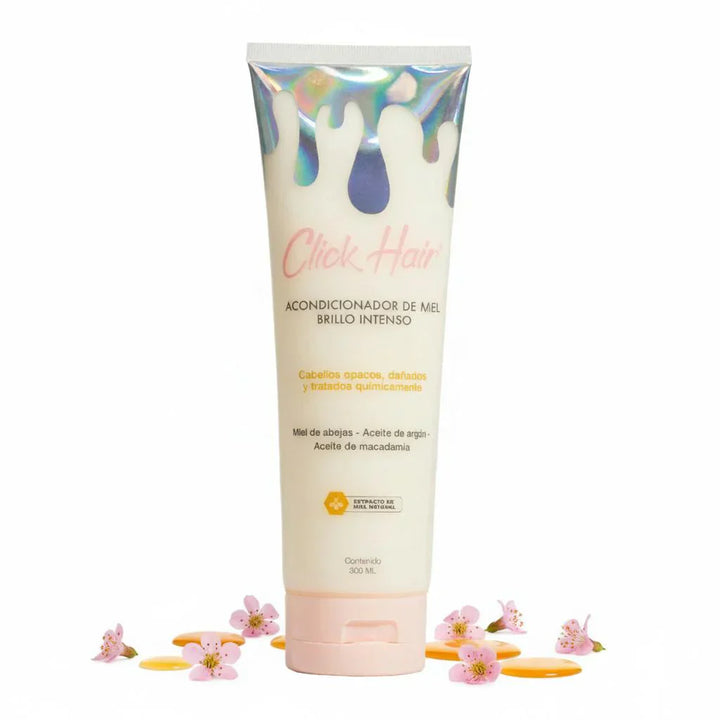 Acondicionador de Miel Click Hair | Brillo Intenso | 300 ml