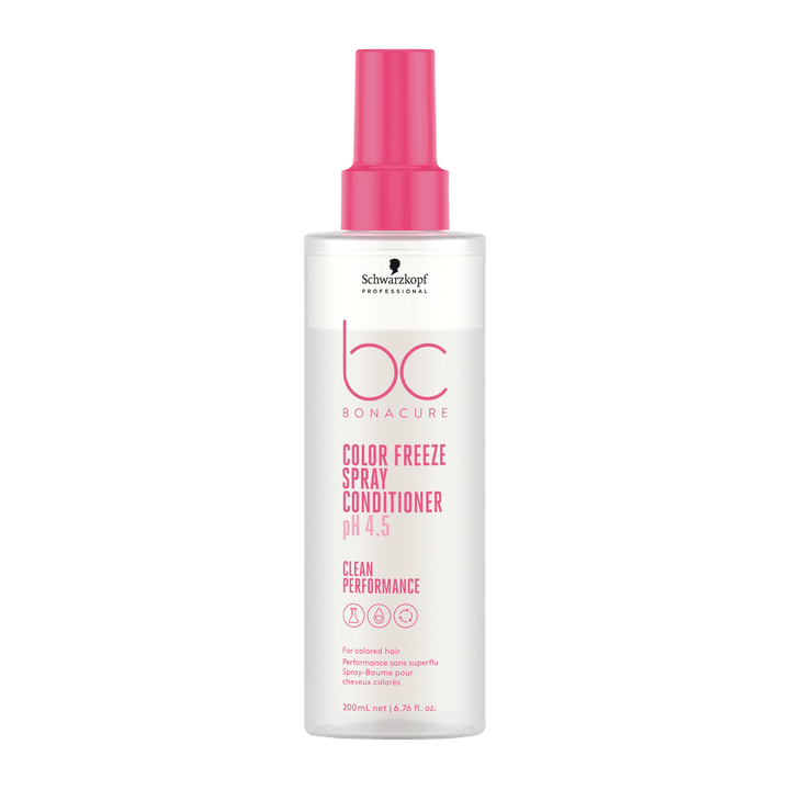 Acondicionador en Spray Schwarzkopf BC Bonacure Color Freeze pH 4.5 (200ml) | Brillo Vibrante y Protección de Color sin Aclarado