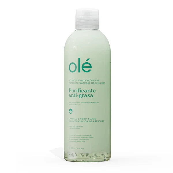 Acondicionador Purificante Olé Cuidado Capilar 500mL | Desenredo Ligero, Hidratación Balanceada y Movimiento