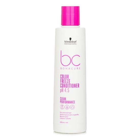 Acondicionador Schwarzkopf BC Bonacure Color Freeze pH 4.5 (200ml) | Tratamiento Reparador para Cabello Teñido