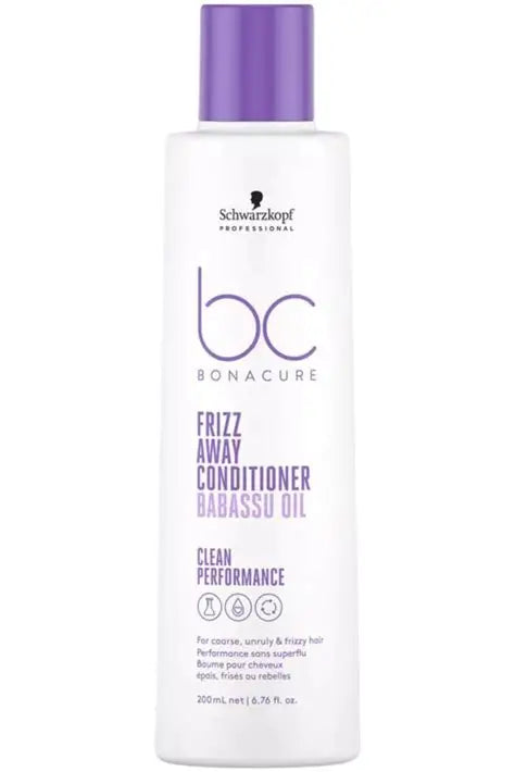 Acondicionador Schwarzkopf BC Bonacure Frizz Away con Aceite de Babassu | Cabello Rebelde
