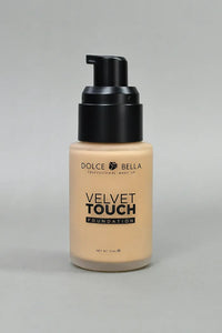 Base de Maquillaje Dolce Bella Velvet Touch | Tono 7 | Acabado Profesional y Textura Sedosa