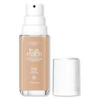 Base de Maquillaje L'Oréal True Match | Tono N4 | Acabado Natural e Hidratante | 30 ml