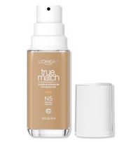 Base de Maquillaje L'Oréal True Match | Tono N5 | Acabado Natural e Hidratante | 30 ml