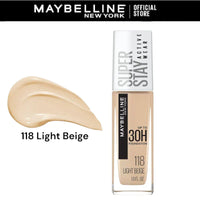 Base de Maquillaje Maybelline Super Stay Active Wear 30H | Tono 118 Light Beige