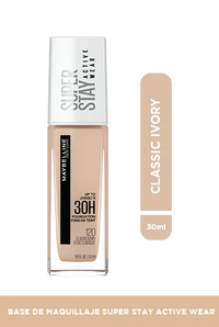 Base de Maquillaje Maybelline Super Stay Active Wear 30H | Tono 120 Classic Ivory
