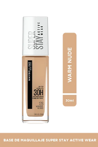 Base de Maquillaje Maybelline Super Stay Active Wear 30H | Tono 128 Warm Nude