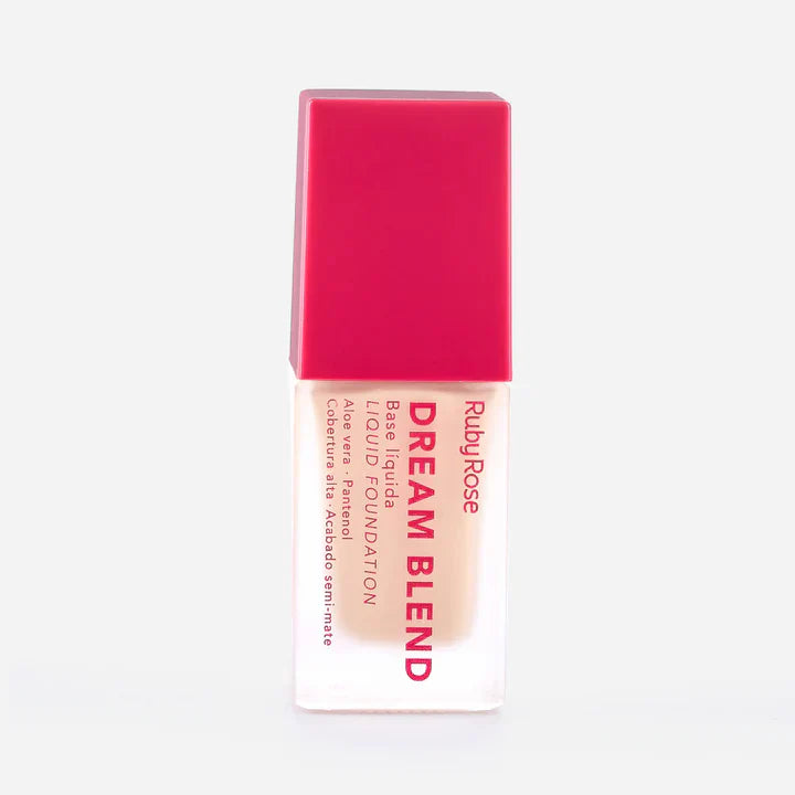 Base Líquida Ruby Rose Dream Blend | Alta Cobertura y Acabado Semi-mate | 01