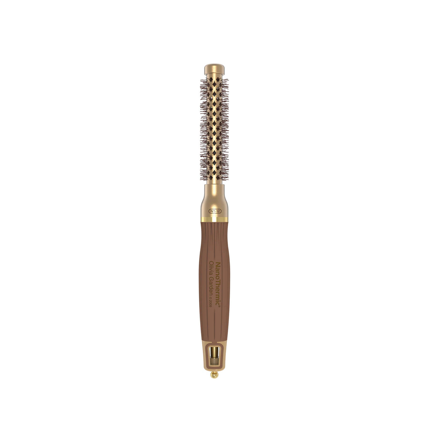 Cepillo Profesional Olivia Garden NanoThermic NT-12 | Precisión de 12mm para Estilizados Detallados