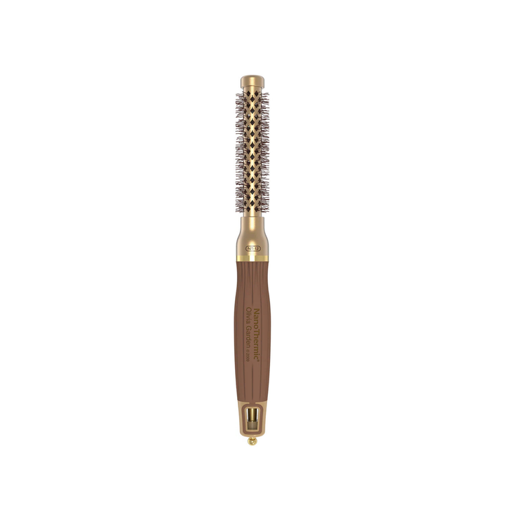 Cepillo Profesional Olivia Garden NanoThermic NT-12 | Precisión de 12mm para Estilizados Detallados