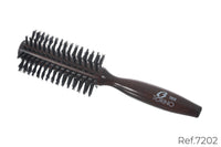Cepillo Redondo Profesional Torino Ref. 7202 | Madera de Alta Calidad para Brushing
