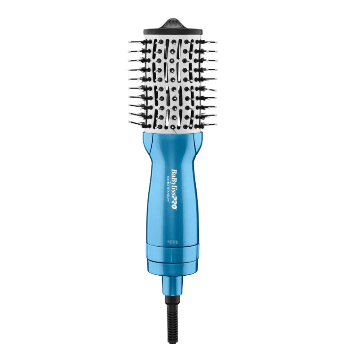 Cepillo Secador Eléctrico BaBylissPRO Nano Titanium | Tamaño Compacto | Alisado Rápido y Sin Frizz