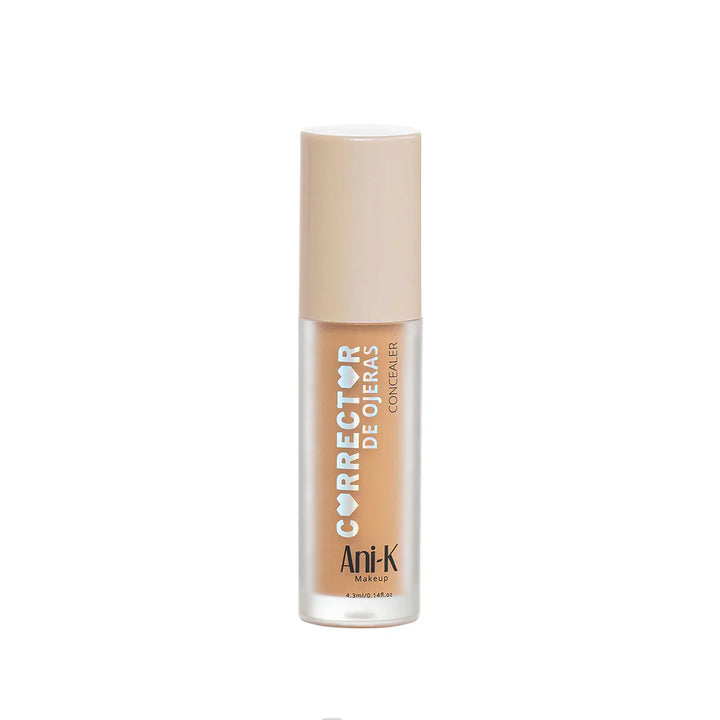 Corrector de Ojeras Ani-K | Tono 04 Ginger | Alta Cobertura y Acabado Profesional