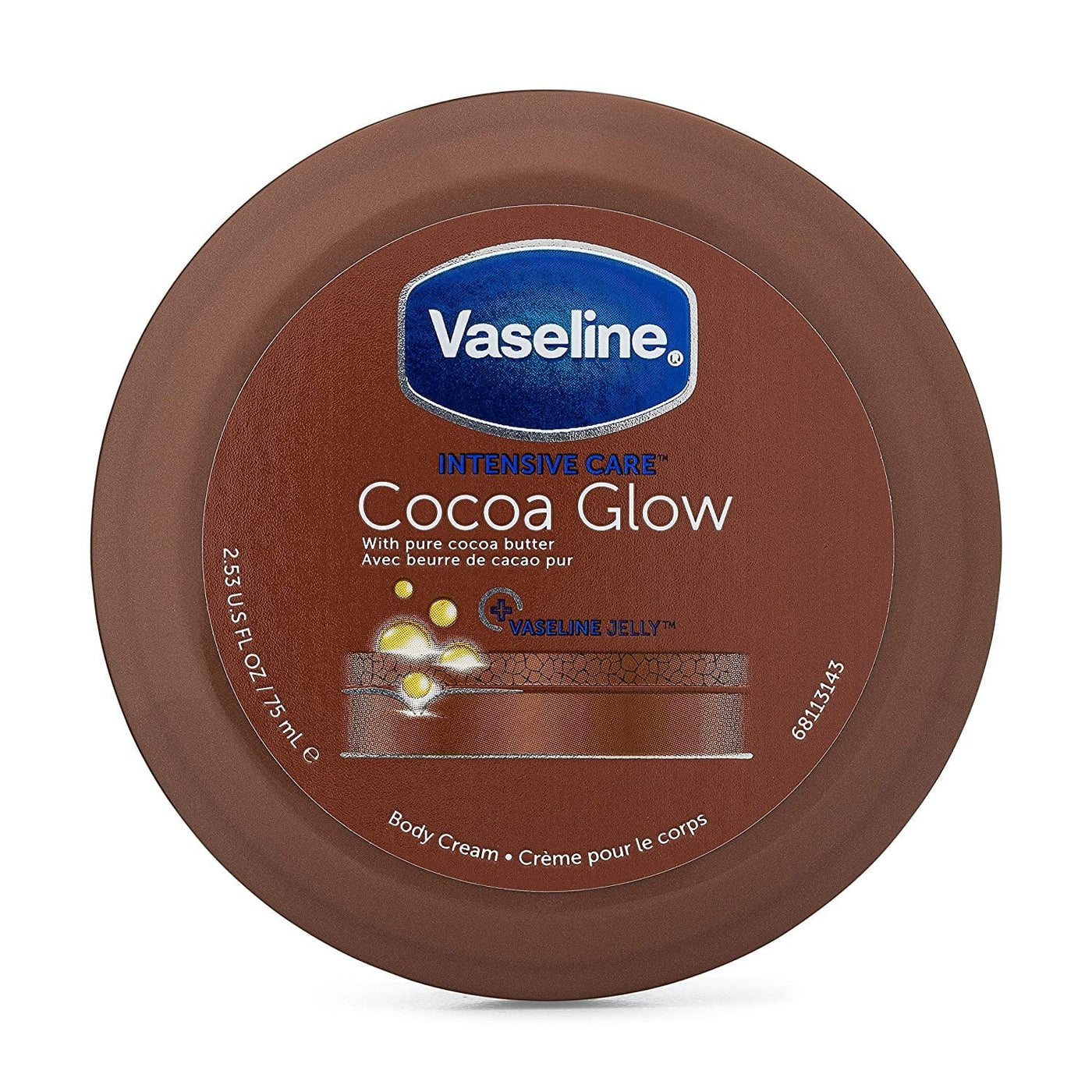 Crema corporal Vaseline Intensive Care Cocoa Glow 75ml