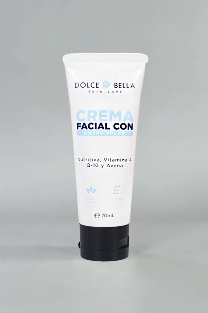 Crema Facial Hidratante con Filtro Solar Dolce Bella | Protección y Cuidado Diario