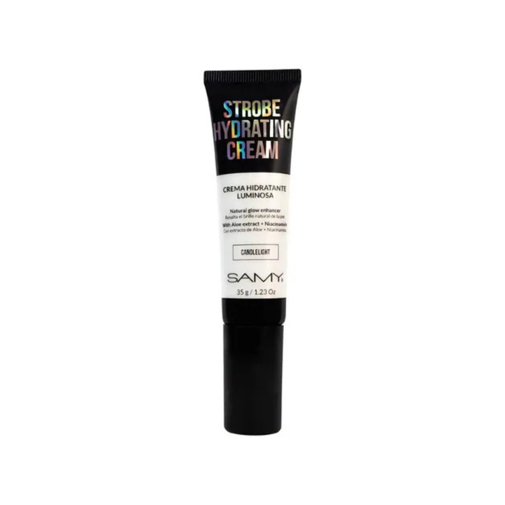 Crema Hidratante Luminosa Samy | Strobe Hydrating Cream | Tono Candlelight