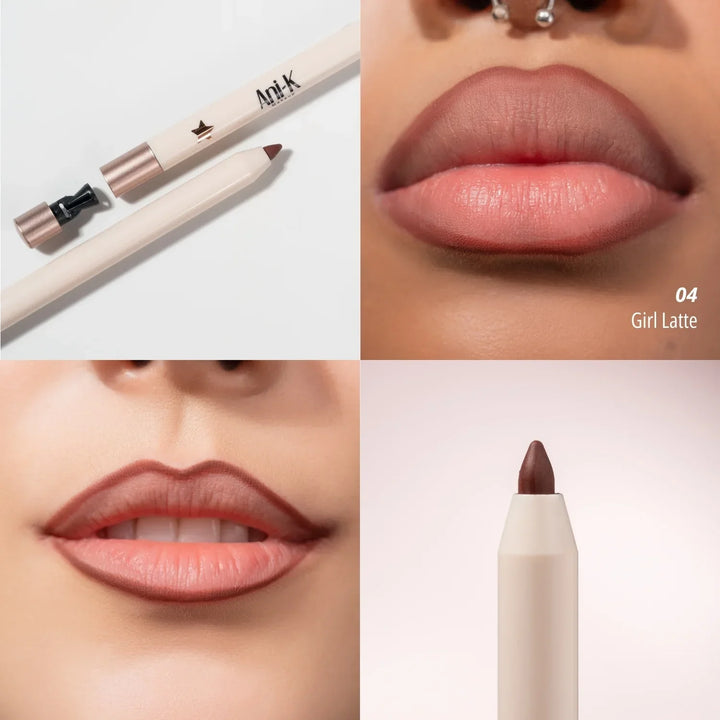 Delineador de Labios Ani-K | Tono 04 Girl Latte | Perfilado Preciso y Acabado Mate