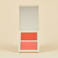 Dúo de Rubores en Crema Atenea | Paleta Compacta con Espejo | ORANGE WEEKEND