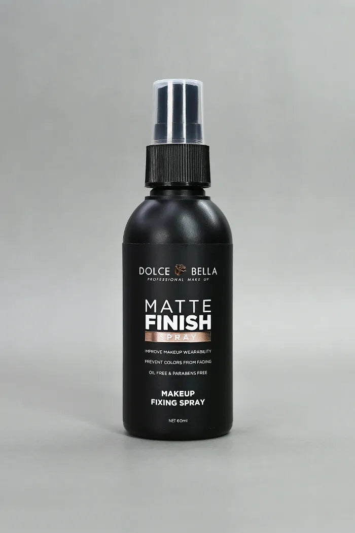 Fijador de Maquillaje Dolce Bella | Matte Finish Spray | Larga Duración y Acabado Profesional