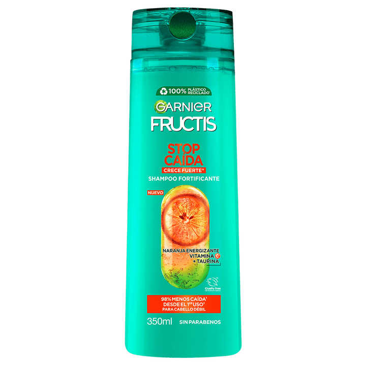 Garnier Fructis Stop Caída Crece Fuerte Champú Fortificante | 350ml