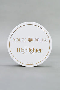 Iluminador en Polvo Dolce Bella | Tono Velvet Glow | Brillo Radiante y Acabado Profesional