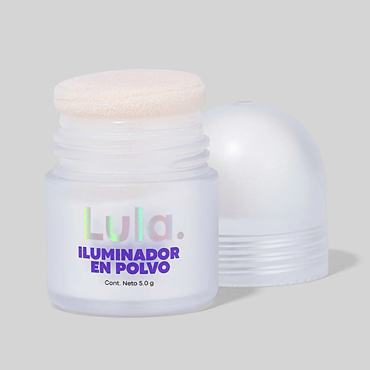 Iluminador en Polvo Lula | Tono Blanco | Resplandor Radiante y Versátil | 5.0 g
