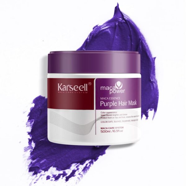 Karseell Purple Hair Mask | Mascarilla Matizadora Maca Essence 500ml