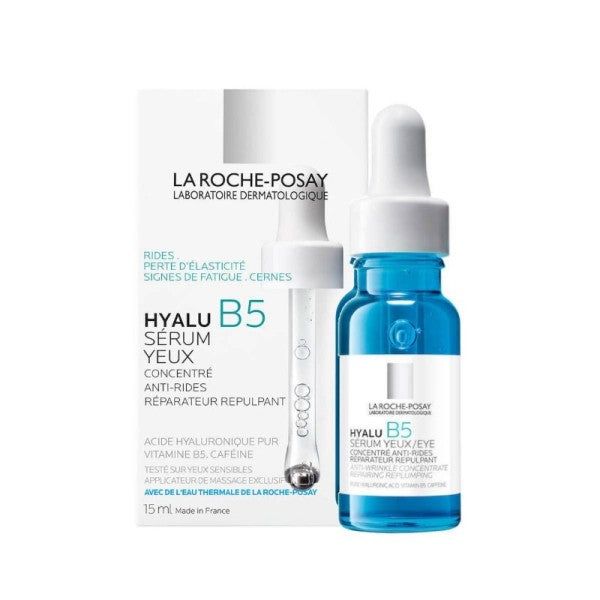 La Roche-Posay Hyalu B5 Serum Ojos – Concentrado Antiarrugas y Reparador con Ácido Hialurónico y Cafeína | 15ml