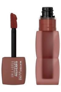 Labial Maybelline SuperStay Teddy Tint | Tono 20 Mascara Tear | Color y Confort