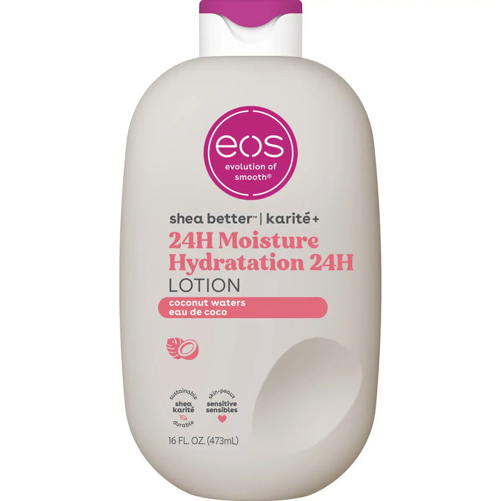 Loción Corporal EOS Shea Better | 24H Moisture | Tono Coconut Waters | Hidratación Intensiva
