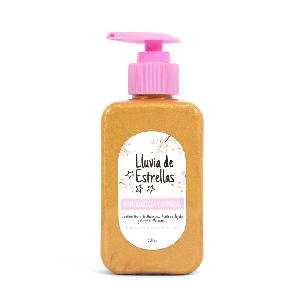 Mantequilla Corporal con Destellos Oro | Lluvia de Estrellas 200 ml