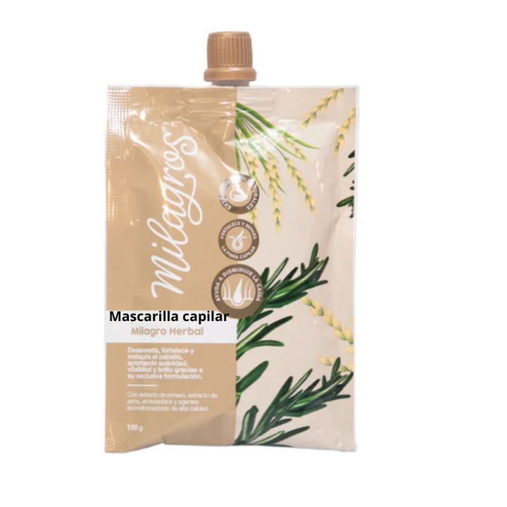 MASC CAPILAR MILAGROS DOYPACK*100 HERBAL