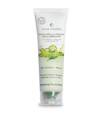 Mascarilla Facial Equilibrante Ana María | Con Pepino y Extracto de Árbol de Té | Para Piel Grasa y Mixta