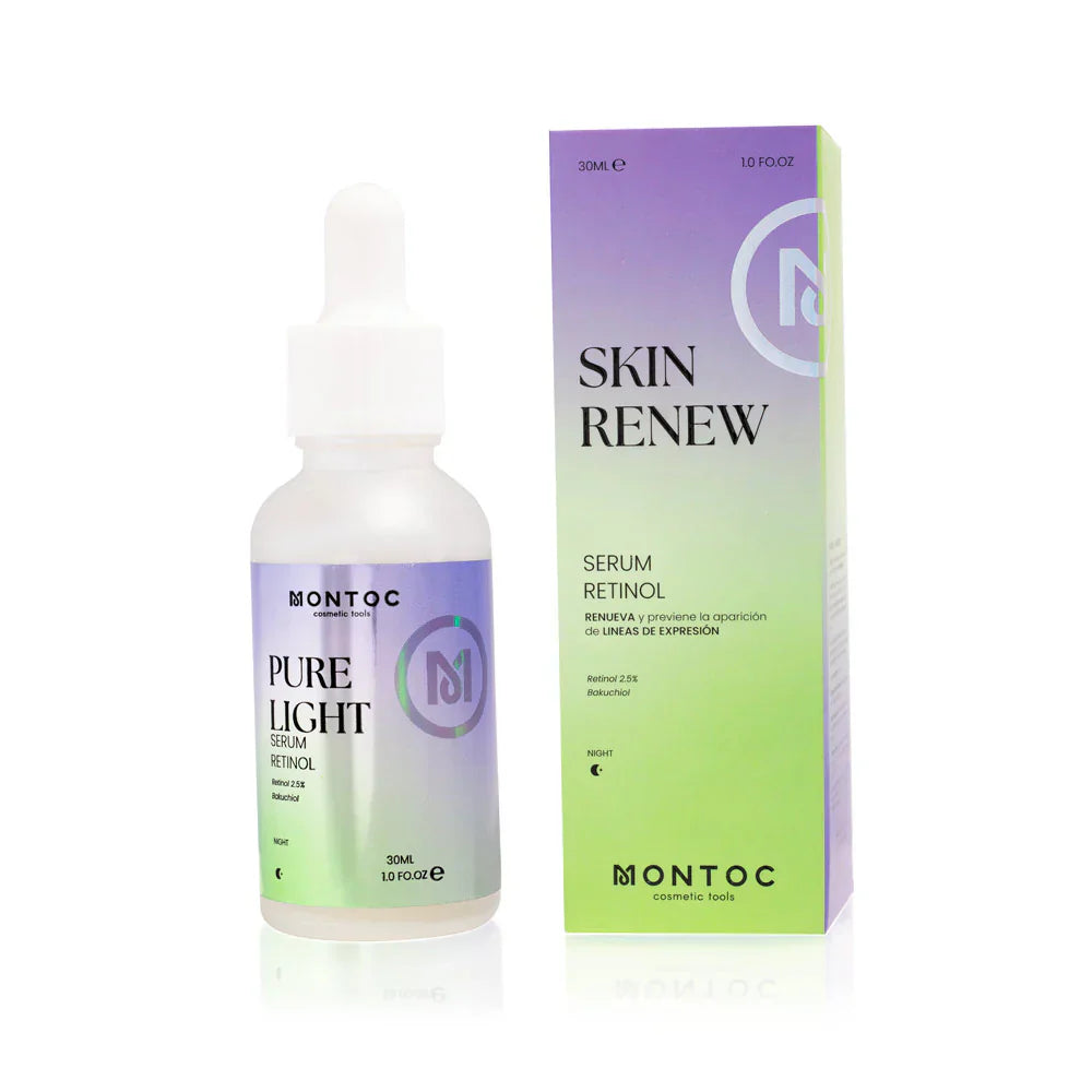 Montoc Pure Light Serum Retinol 2.5% + Bakuchiol | Sérum Antiedad Intensivo 30 ml