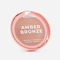 Paleta Duo Amber Bronze & Beach Sands | Bronceador e Iluminador | Acabado Glow