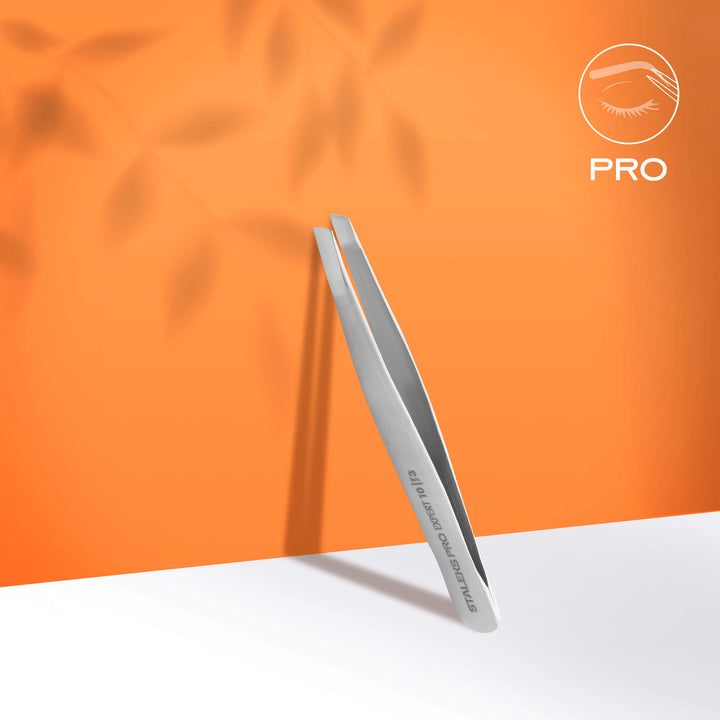 Pinza Profesional para Cejas Staleks Pro Expert 10 Tipo 4 | Precisión de Alta Calidad