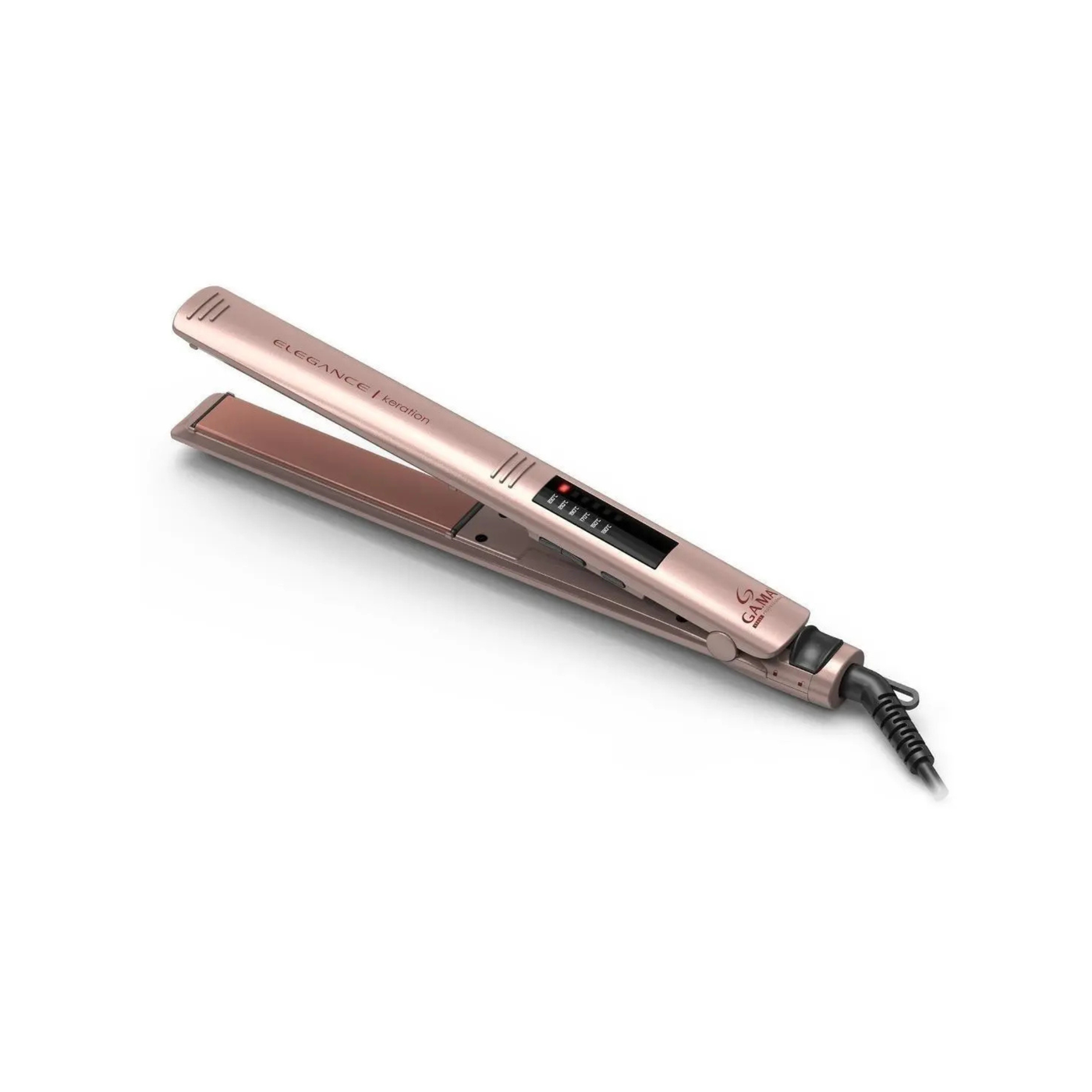 Plancha de Cabello GA.MA Elegance LED Keration | Alaciadora Profesional con Tecnología Micro Glitt y Cuidado Capilar