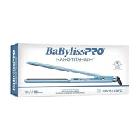 Plancha Profesional BaBylissPRO Nano Titanium - Ultra Delgada (1 ½" / 38 mm)