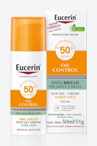 Protector Solar Eucerin Oil control Anti-Brillo 50ml