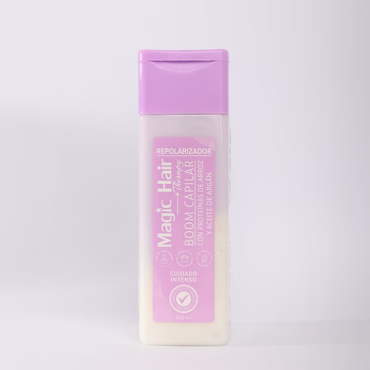 Repolarizador Magic Hair Boom Capilar 500ml | Cuidado Intenso con Proteínas de Arroz y Argán