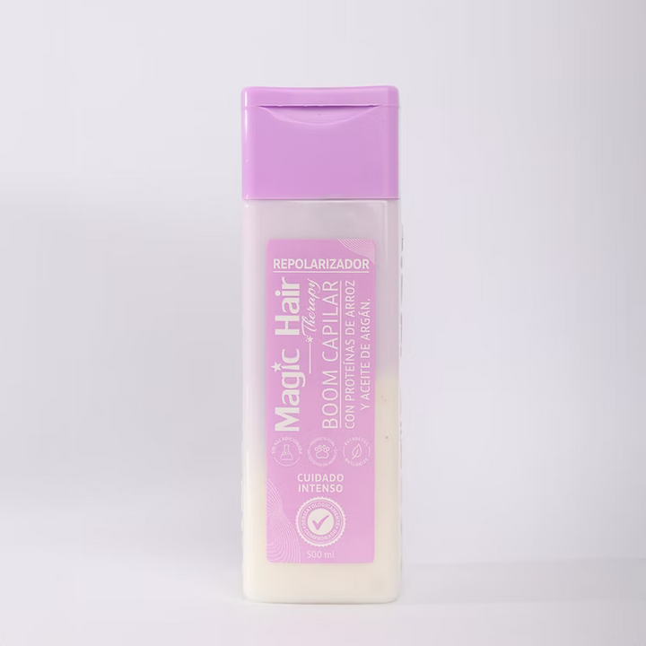 Repolarizador Magic Hair Boom Capilar 500ml | Cuidado Intenso con Proteínas de Arroz y Argán
