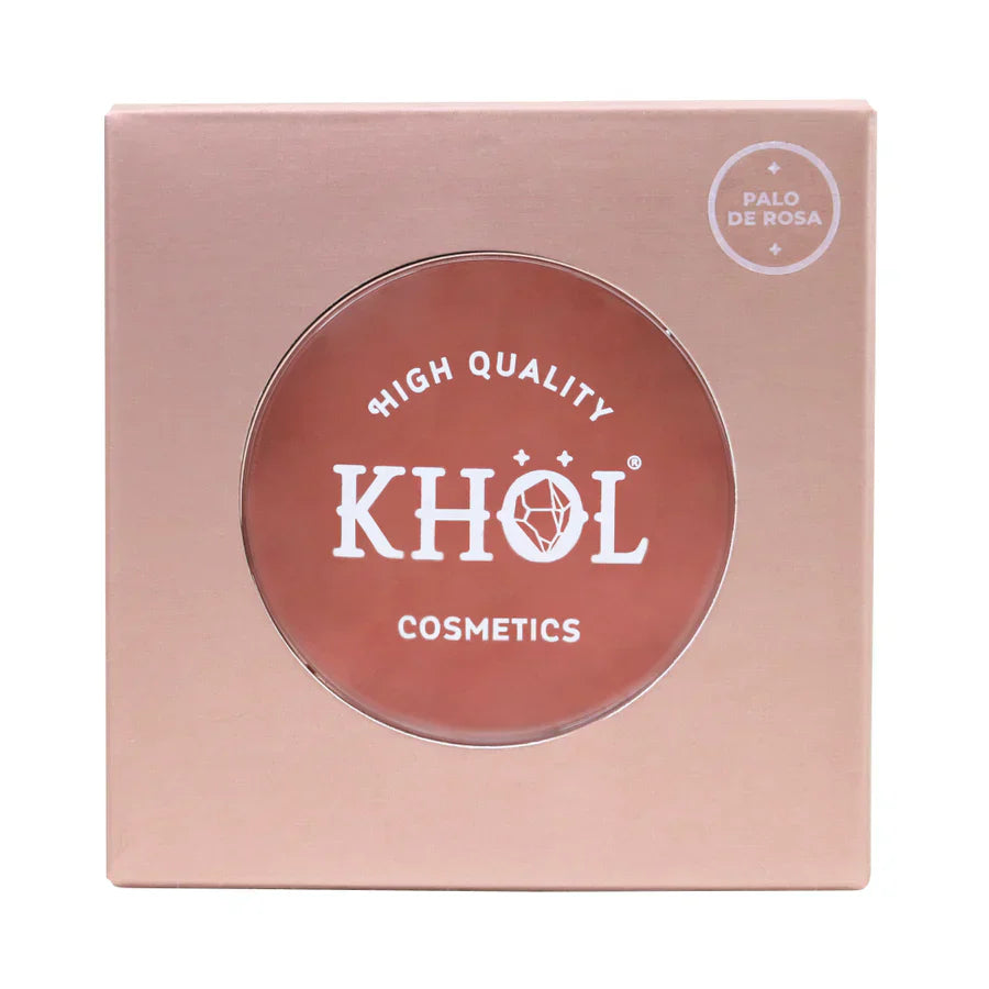 Rubor Khol Cosmetics | Tono Palo de Rosa Mate | Acabado Profesional de Alta Calidad