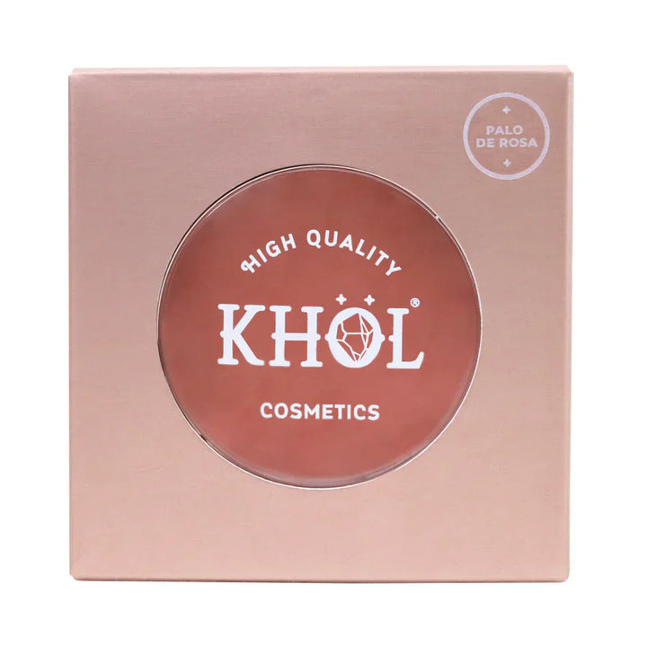 Rubor Khol Cosmetics | Tono Palo de Rosa Mate | Acabado Profesional de Alta Calidad